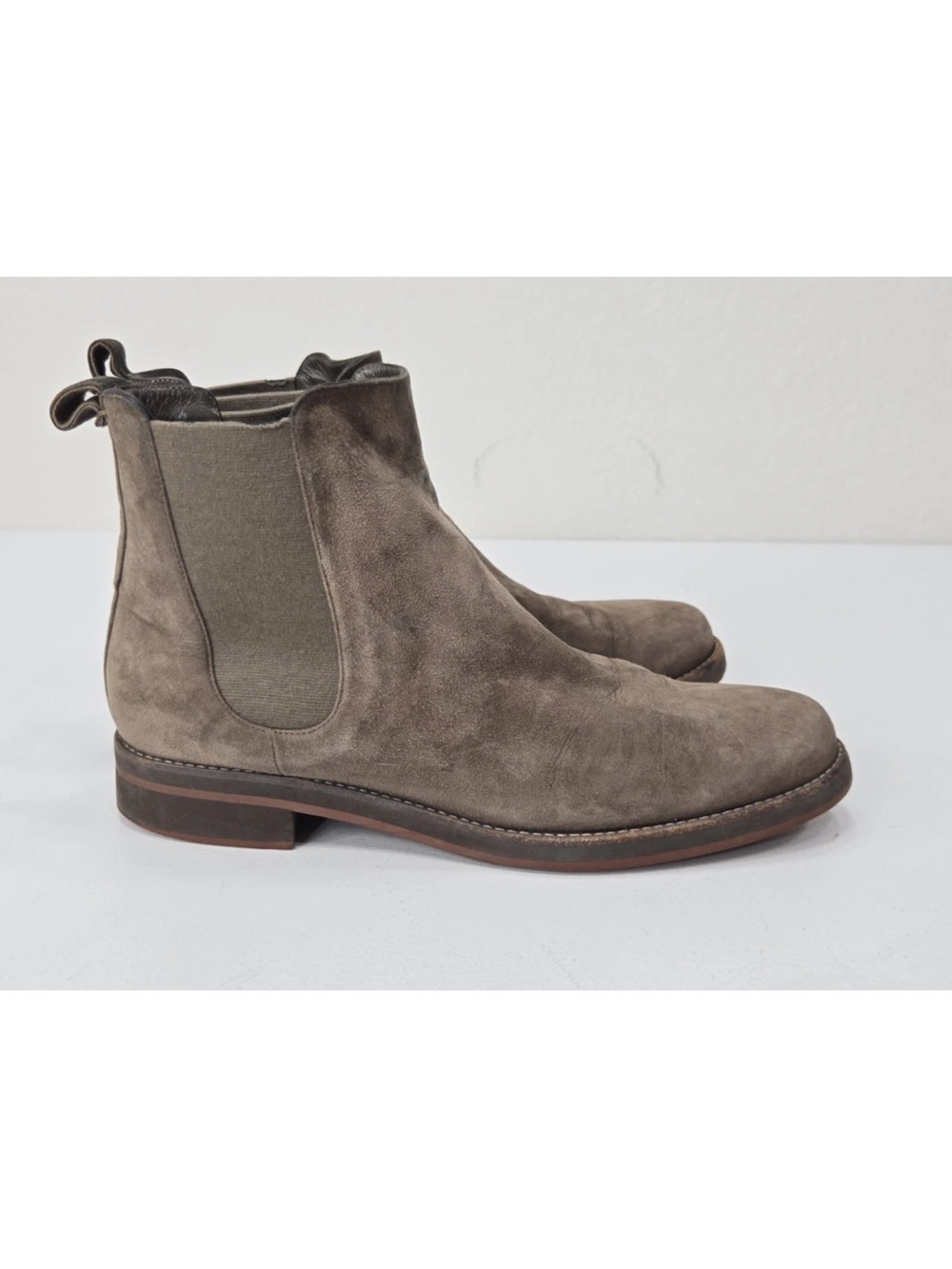 Loro Piana Montrond Chelsea Boot Brown Suede Size 38.5 Womens READ. - Picture 10 of 14